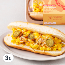 조르니키친 렛츠잇 맥앤치즈 핫도그, 3입, 130g