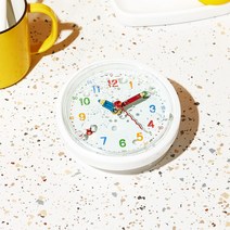 HC 무소음 욕실 방수 화장실 주방 탁상 흡착 시계 BA12004, 민트