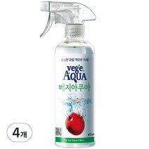 베지아쿠아 과일&야채 세정제, 475ml, 4개