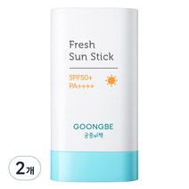 궁중비책 유아용 순딩자차 프레시 선스틱 SPF50+ PA++++, 19g, 2개