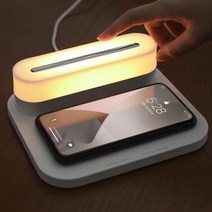 무아스 플랫 고속 무선충전 무드등 15W, 혼합색상, 1개