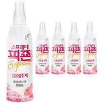 스프레이 피죤 섬유탈취제 강력탈취 시그니처, 200ml, 5개, 플라워 페스티벌향