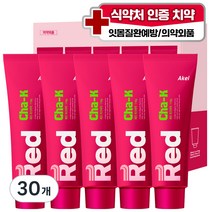 아케이 리빙 레드 차크치약, 110g, 30개