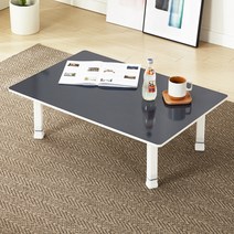 서우 높이조절 LPM 리빙테이블 특대 90 x 60 cm, 블루