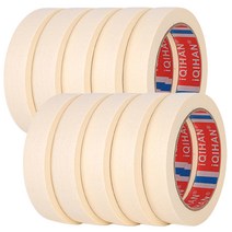 디파워샵 단색 종이 마스킹 테이프 20mm x 20m, 아이보리, 10개