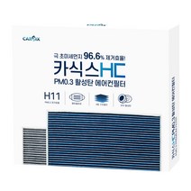 카식스 HC PM0.3 활성탄 에어컨필터 제네시스 G70, 1개