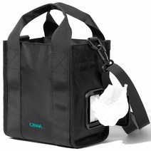 크르와 강아지 산책 타이니백, 블랙, 1개