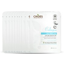 찹스 유기농 에센스 콜라겐 마스크팩 25ml, 1개입, 10개