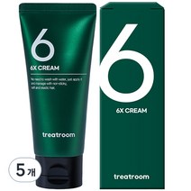 트리트룸 식스엑스크림 노워시 헤어 팩 트리트먼트, 5개, 100ml