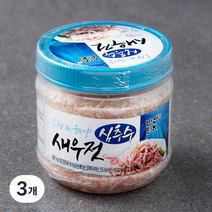 반찬단지 해양심층수 새우젓, 1kg, 3개
