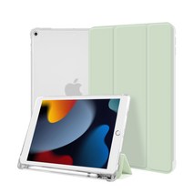 제이로드 클리어 펜슬 수납 태블릿 PC 케이스, 라이트그린