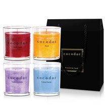 코코도르 프리미엄자 4종 + 고급기프트백 세트, 블랙체리, 피치, 가든라벤더, 코튼파우더