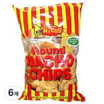 리코스 라운드 나쵸 칩, 6개, 454g