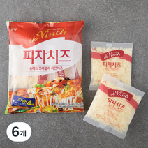 드빈치 치즈명장 피자치즈, 280g, 6개