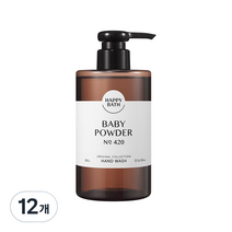 해피바스 오리지널 컬렉션 베이비파우더 핸드워시, 12개, 300ml