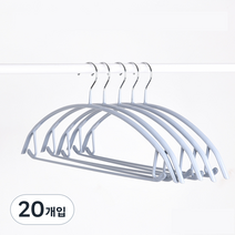 메종디망쉬 다용도 논슬립 파스텔 옷걸이, 라벤더, 20개입