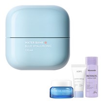 라네즈 워터뱅크 블루 히알루로닉 크림 중건성용 50ml + 아모레퍼시픽 3종 세트, 1세트