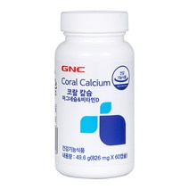 GNC 코랄칼슘 마그네슘&비타민D, 60정, 1개