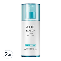 AHC 세이프온 라이트 선세럼 SPF50+ PA++++, 40ml, 2개