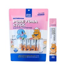 페스룸 반려동물 퓨어 튜나 스틱 간식 참치 앤 닭가슴살 14g x 20p, 1개, 참치+닭가슴살 혼합맛