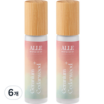 알레 아로마 롤온 제라늄 시더우드, 10ml, 6개