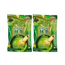 UHA 미카쿠도 토쿠노 밀크 말차 캔디, 81g, 2개