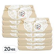 룰루데이 자연유래비누 랜덤발송 2p + 선물상자 세트, 20세트