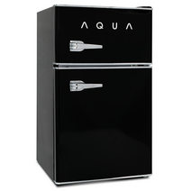 하이얼 AQUA 미드센츄리모던 클래식 레트로 냉장고 82L 방문설치, 클래식 블랙, ART82MDCLB