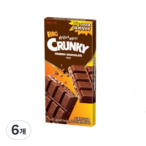롯데제과 빅 크런키, 82g, 6개