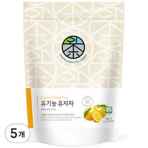 유기농 유자차 티백, 2g, 20개입, 5개
