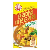 오뚜기 프리미엄 바몬드 카레 순한맛 고형, 200g, 1개