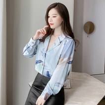포플러앤씨 니콜 드로잉 블라우스