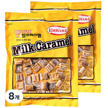 엠바레 밀크 캐러멜, 350g, 8개