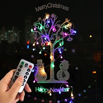 조아트 크리스마스 화이트폼 벽트리 세트, 눈사람컬러