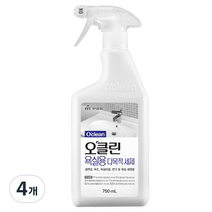 오클린 욕실용 다목적 세제, 750ml, 4개