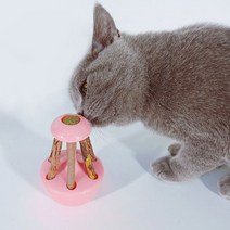 펫츠몬 캣닢 마따따비 오뚝이 고양이 장난감, 핑크, 1개