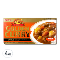 에스앤비골든 카레 순한맛, 220g, 4개