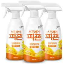 피죤 스프레이 옐로미모사 본품, 490ml, 3개