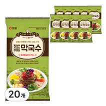 샘표 쟁반비빔 막국수, 126g, 20개