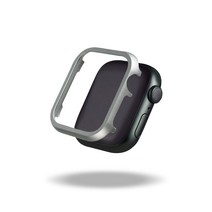 포지오 애플워치 SE 6 5 4 iDeal 메탈 아머 케이스 44mm, 실버