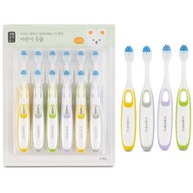 생활공작소 어린이 칫솔 12p, 혼합색상, 1개, 12개입