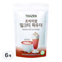 티젠 프리미엄 밀크티 파우더, 500g, 6개