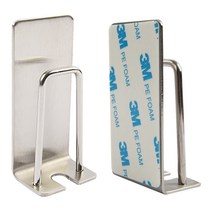 아이메이트 스테인레스 다용도 칫솔 컵걸이 2종걸이, 2개