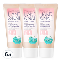 바세린 EX 핸드앤네일 핸드크림, 60ml, 6개