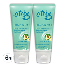 아트릭스 핸드 앤 네일 케어 모이스처라이저 크림, 100ml, 6개