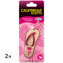 캘리포니아센트 샌들 걸이형 방향제, 2개, 코로나도 체리향