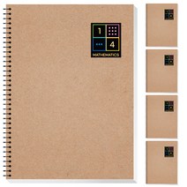영아트 다다 크라프트 4등분 수학 연습장 노트, 컬러(스티커), 5개