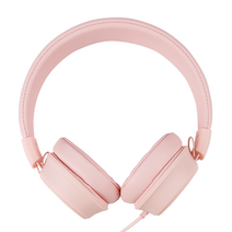 [쿠팡수입]라이키드 학습용 청력보호 접이식 어린이 헤드셋 핑크, LIK-HP01