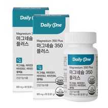 데일리원 마그네슘 350 플러스, 81g, 2개