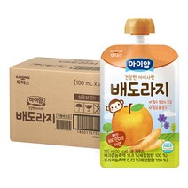 일동후디스 아이얌 건강한 아이사랑 주스 100ml, 배도라지, 20개